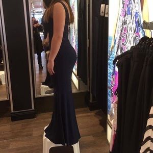 Prom dress dark blue